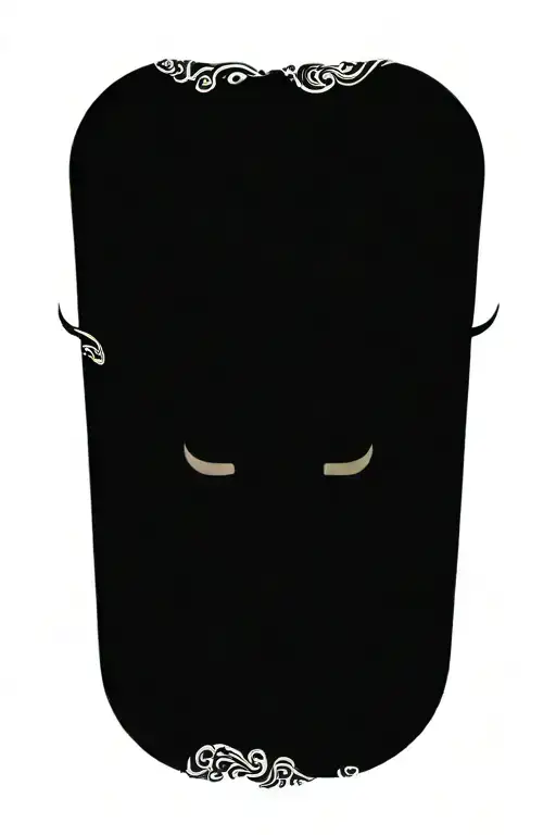 bull skull with paisley design tattoo design idea