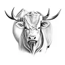 cattle drive tattoo design idea