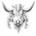 cattle drive tattoo design idea