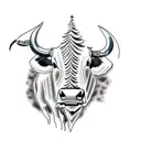 cattle drive tattoo design idea