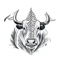 cattle drive tattoo design idea