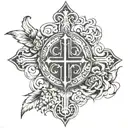 religious tattoo tattoo design idea