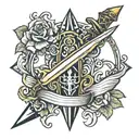 commando dagger  tattoo design idea