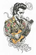 Elvis Presley   tattoo design idea