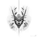 burning Hawk  tattoo design idea