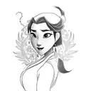 Mulan  tattoo design idea