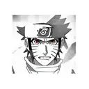 naruto, Sasuke , anime , fight  tattoo design idea