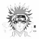 naruto, Sasuke , anime , fight  tattoo design idea