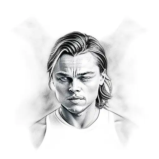 Leonardo di caprio  tattoo design idea