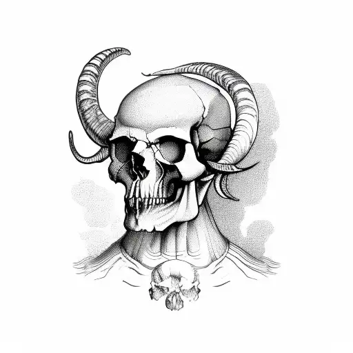 Amazon.com : Dopetattoo 6 Sheets Temporary Tattoos black goat scary sketch  art baphomet beast dark demon devil esoteric evil gothic graphic Temporary  tattoo Neck Arm Chest : Beauty & Personal Care