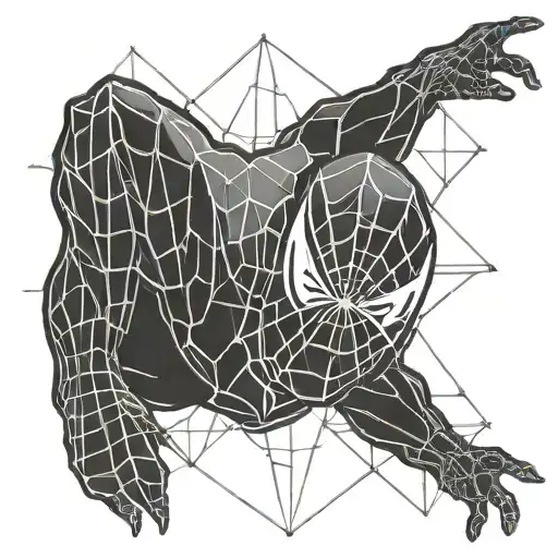 Spiderman marvel logo tattoo design idea