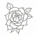 A delicate flower intertwined with the number 41 tattoo design idea