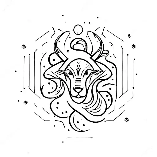 signo aries, resiliência, amor, fé, felicidade, luz tattoo design idea