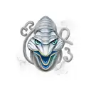 cobra skin tattoo design idea