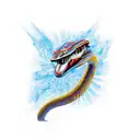 cobra skin tattoo design idea