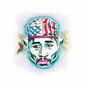 2pac  tattoo design idea