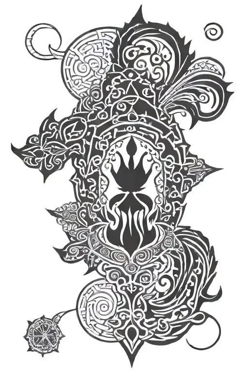 welsh cherokee tattoo design idea