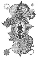 welsh cherokee tattoo design idea