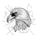 Crow tattoo design idea