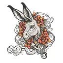 donkey tattoo design idea