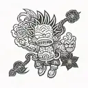 bart simpson tattoo design idea