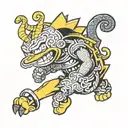 bart simpson tattoo design idea