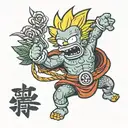 bart simpson tattoo design idea