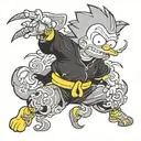 bart simpson tattoo design idea