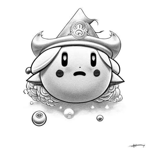 Kirby thugged out  tattoo design idea