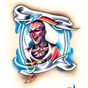 Skinhead tattoo design idea