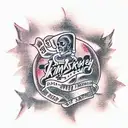 Skinhead tattoo design idea