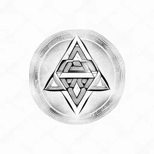 Valknut Symbol tattoo design idea