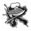 chef IT themed tattoo tattoo design idea
