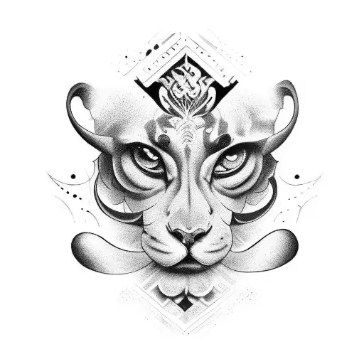 corazo con ojo en el medio adornos ornamental  tattoo design idea