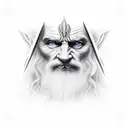 doors of durin tattoo design idea