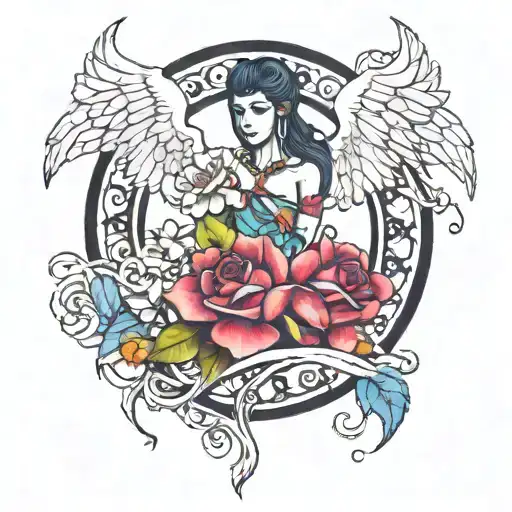 throughout heaven and earth i alone is the honoured one   tattoo design idea
