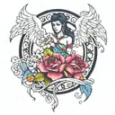 throughout heaven and earth i alone is the honoured one   tattoo design idea