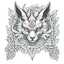 kurama tattoo design idea