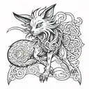 kurama tattoo design idea