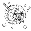 dragon ball  tattoo design idea