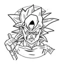 dragon ball  tattoo design idea