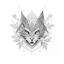 evergreen tattoo design idea