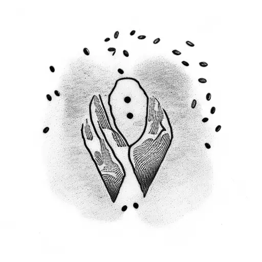 fingerprint voting tattoo design idea