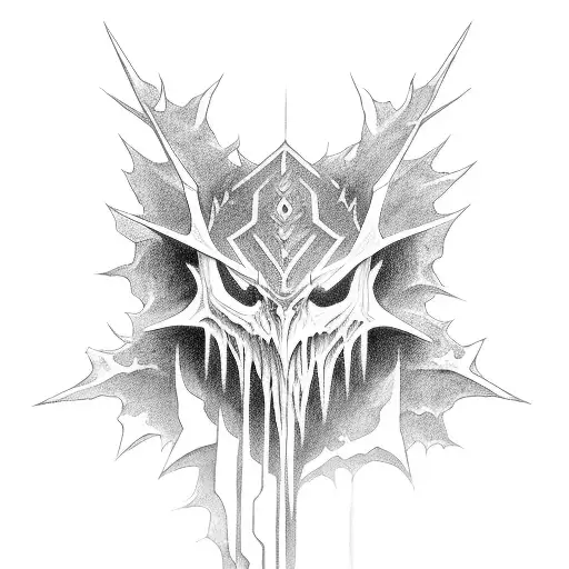 nazgul tattoo design idea