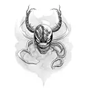 marvel venom tattoo design idea