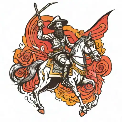don quixote tattoo design idea