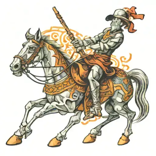 don quixote tattoo design idea