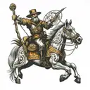 don quixote tattoo design idea