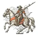 don quixote tattoo design idea