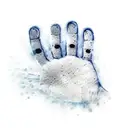 handprint tattoo design idea